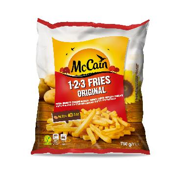 Hranolky McCain123 Fries Original 750g