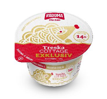 Treska Exklusiv s cottage 140g