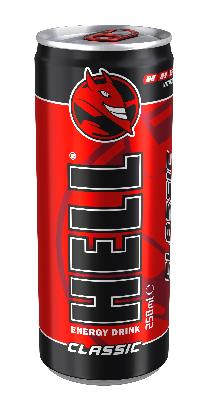 Nápoj Hell  energetický 250ml plech