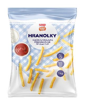 COOP Hranolky hlbokozmrazené, predsmažené 1kg DC